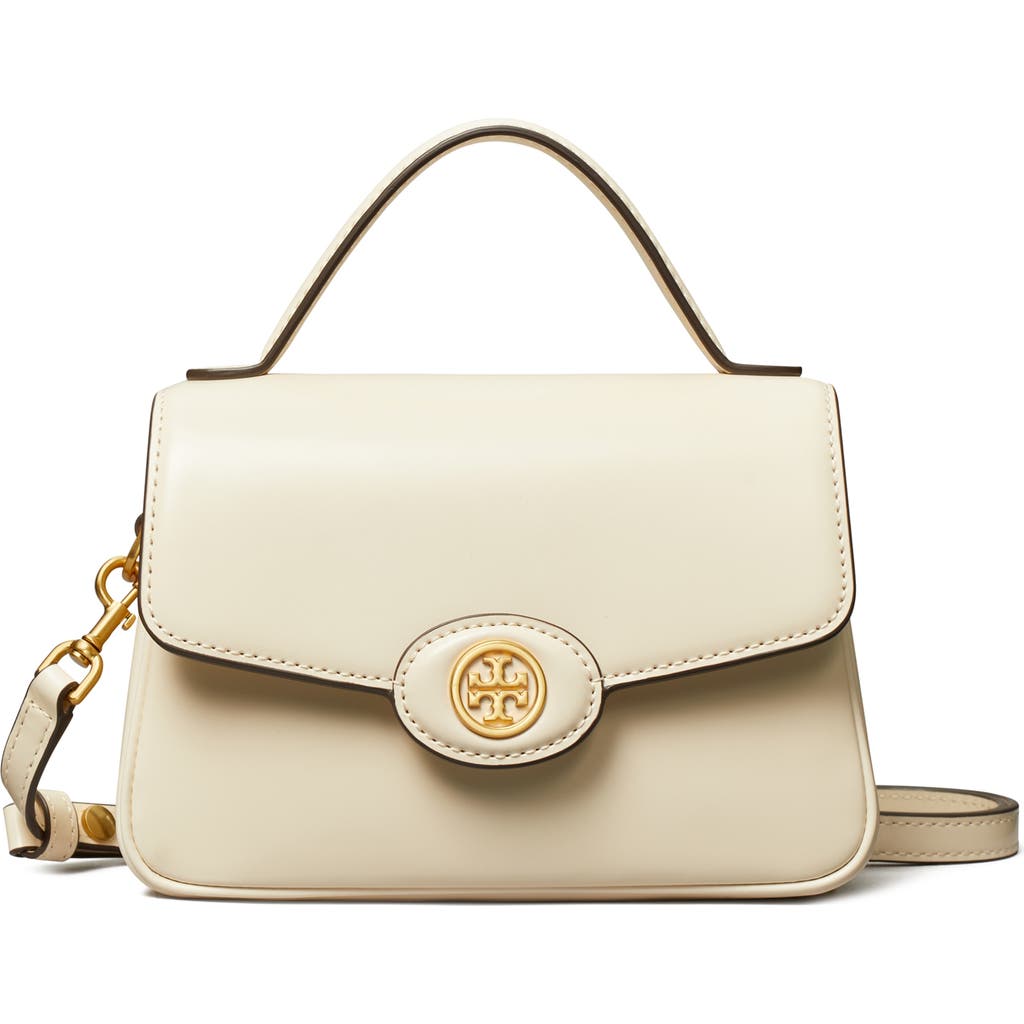Tory Burch Small Robinson Leather Top Handle Bag