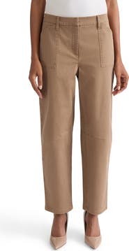 Jones New York Patch Pocket Barrel Leg Pants