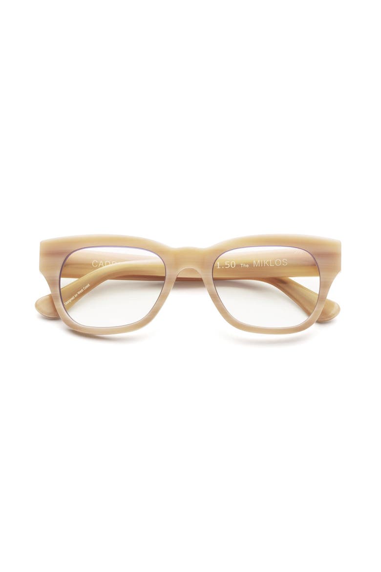 Miklos | Reading Glasses, Main, color, Polished Bone