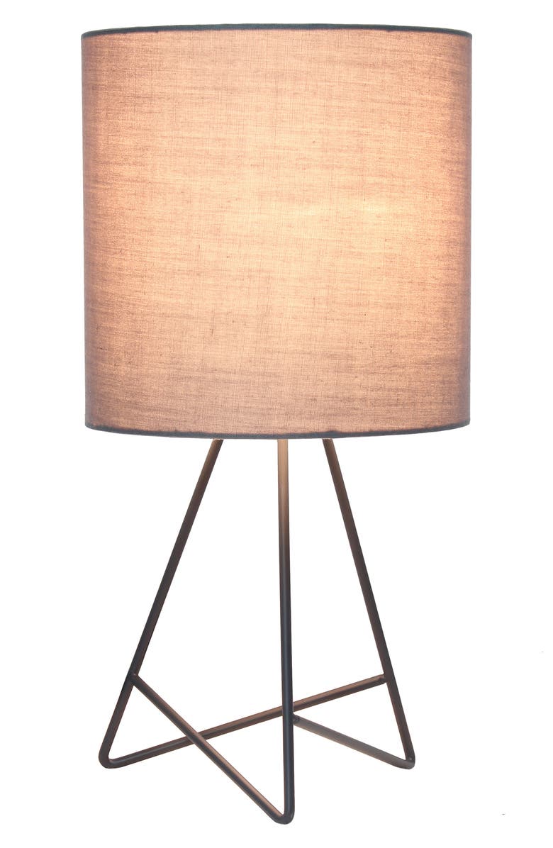 LALIA HOME Glamora Table Lamp, Alternate, color, Grey