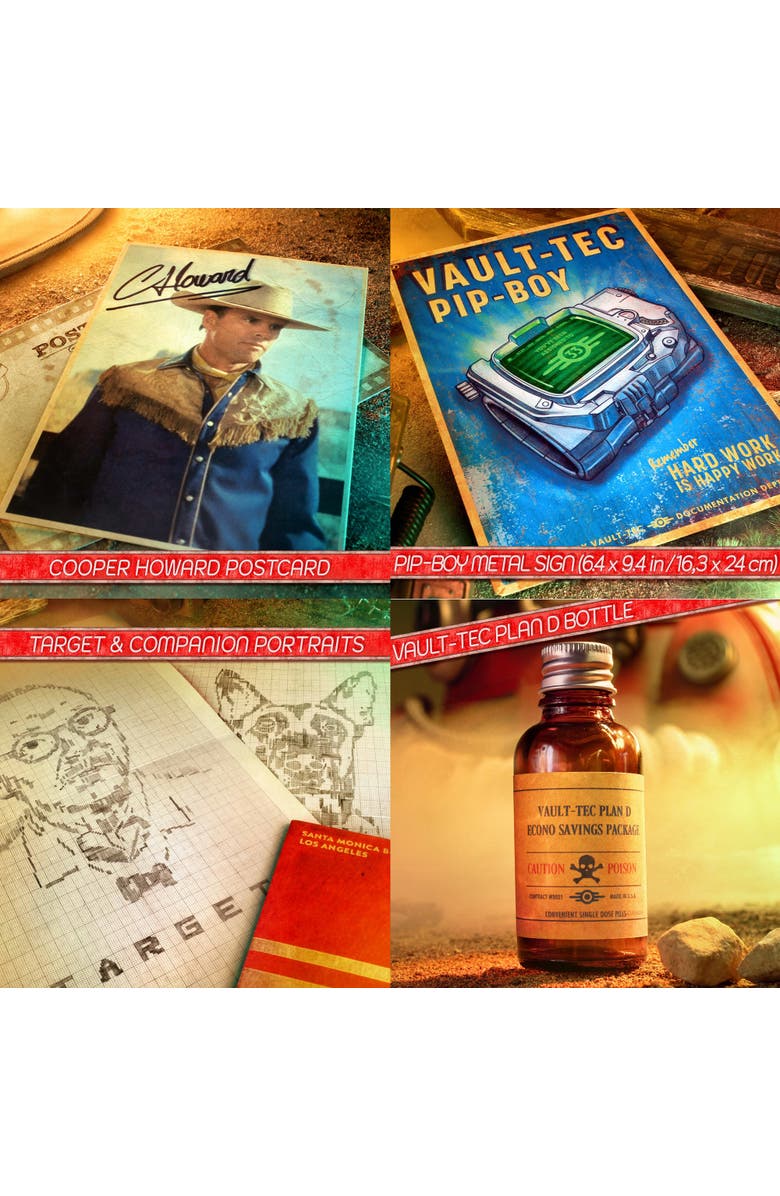 Doctor Collector Fallout, Wasteland Treasures Kit, Premium Collectible Tin Box, Alternate, color, Multicolored