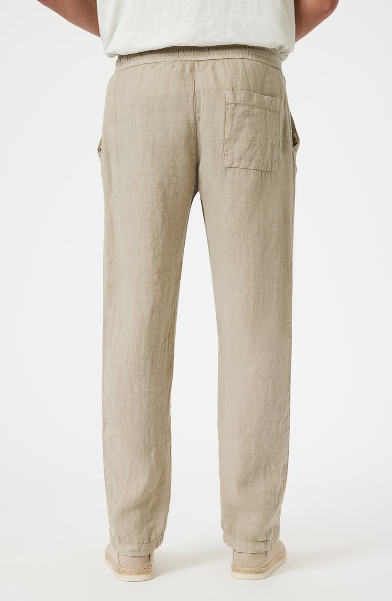 Mavi Jeans Drawstring Linen Pants, Alternate, color, Feather Gray