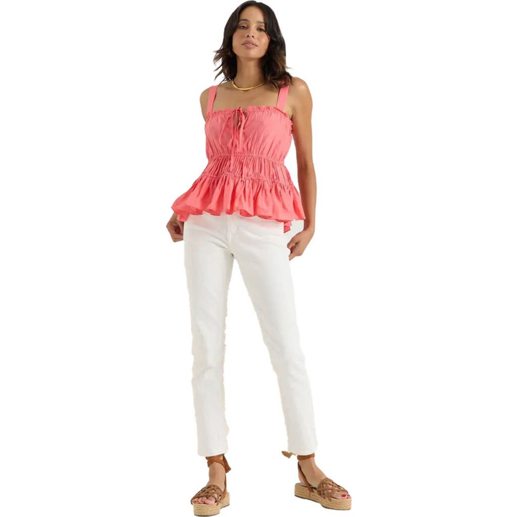 Calypso St Barth Calypso St. Barth Lola Top In Coral