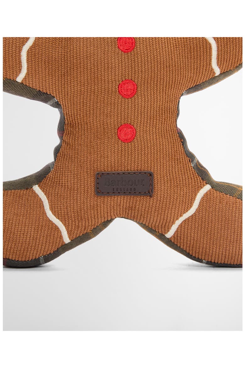 Gingerbread Man Dog Toy, Alternate, color, BROWN