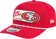 New Era Men's New Era Scarlet San Francisco 49ers Chant 9SEVENTY Stretch-Snap Hat