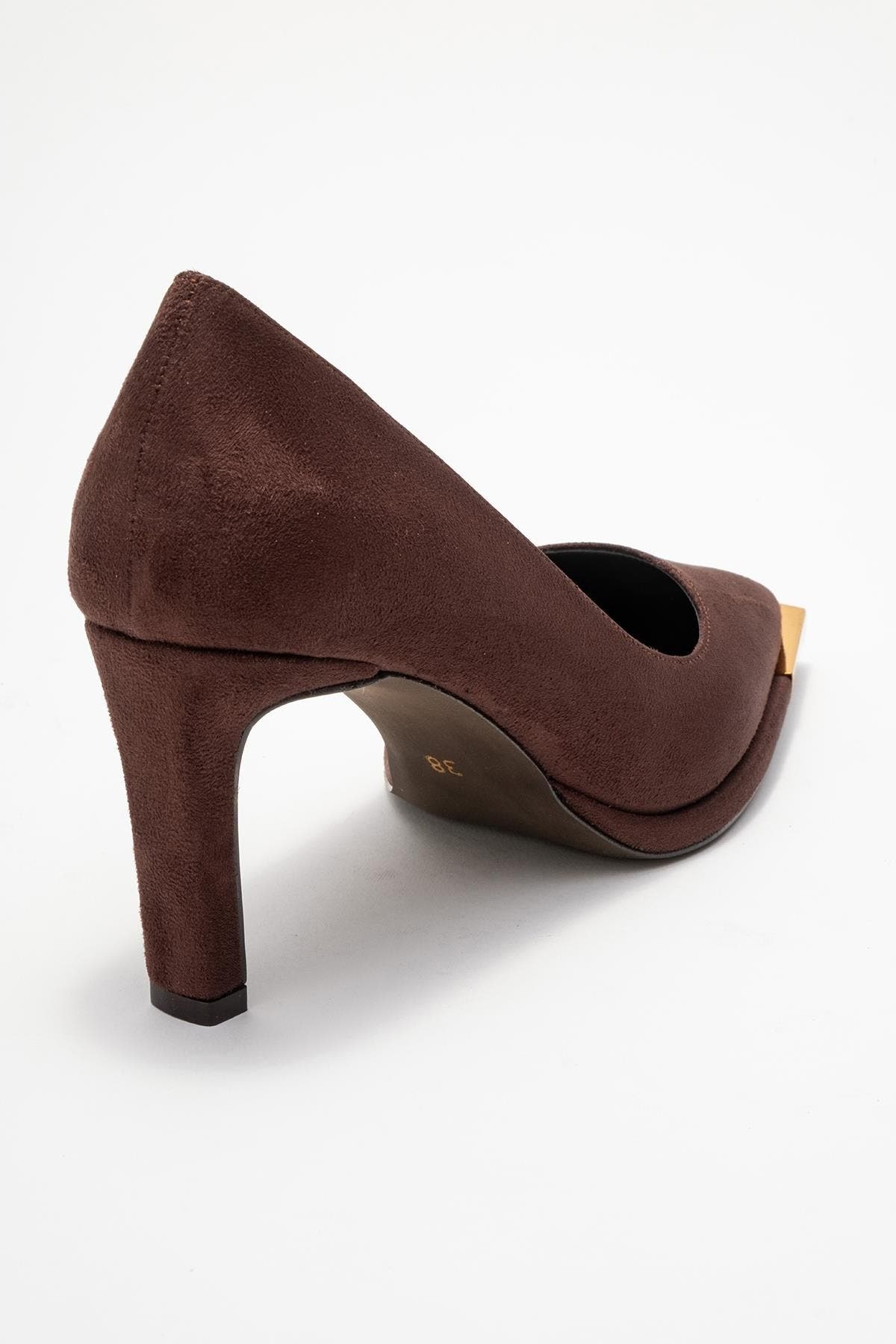 Liora Pointed Toe Pump, Alternate, color, Brown Suede