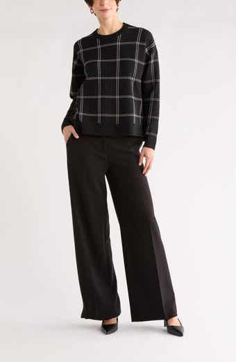 NORDSTROM RACK Patterned Crewneck Sweater