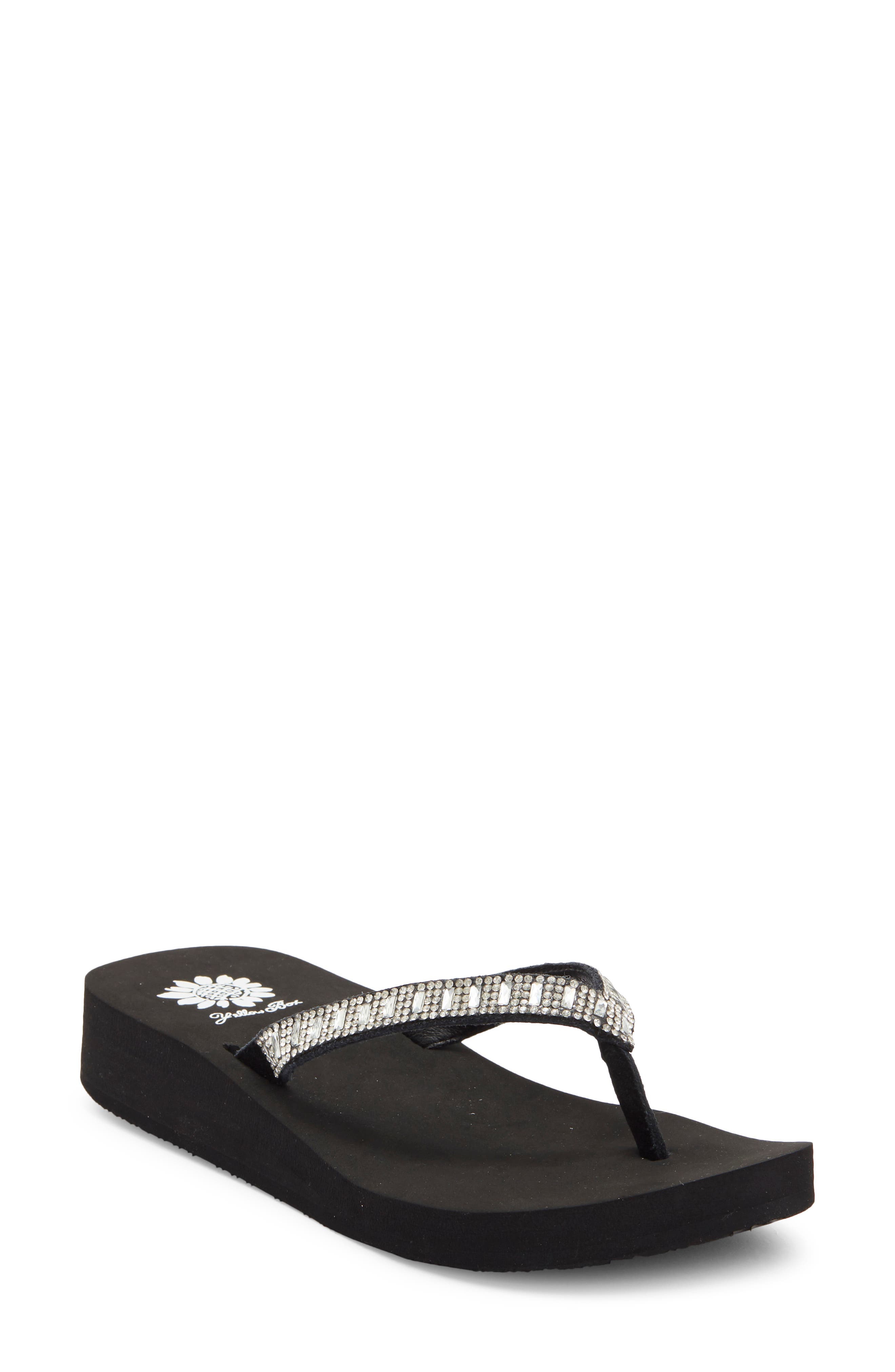 Yellow Box Premium Zemily Embellished Flip Flop