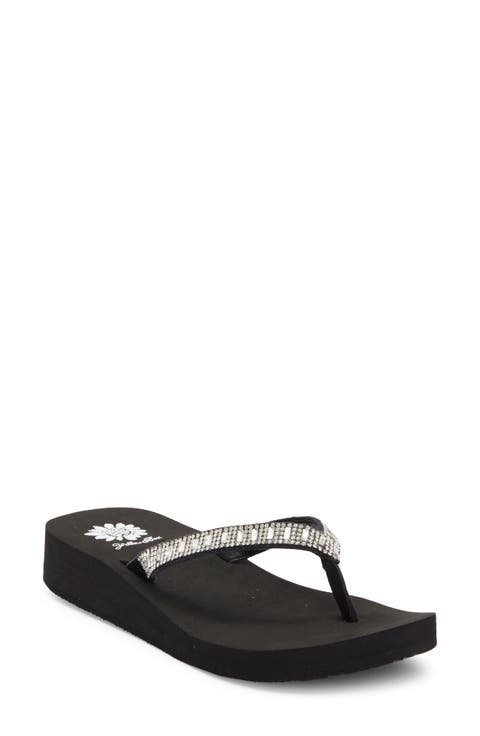 Zemily Embellished Flip Flop