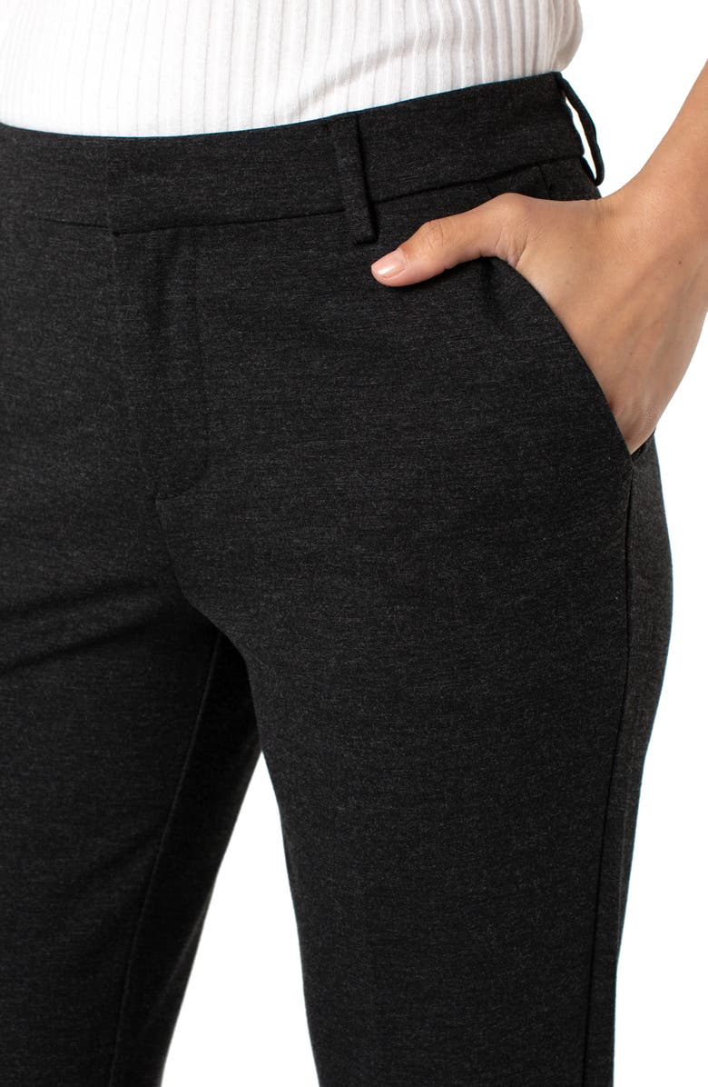 Liverpool Los Angeles Kelsey Flare Ponte Pants, Alternate, color, Heathered Charcoal