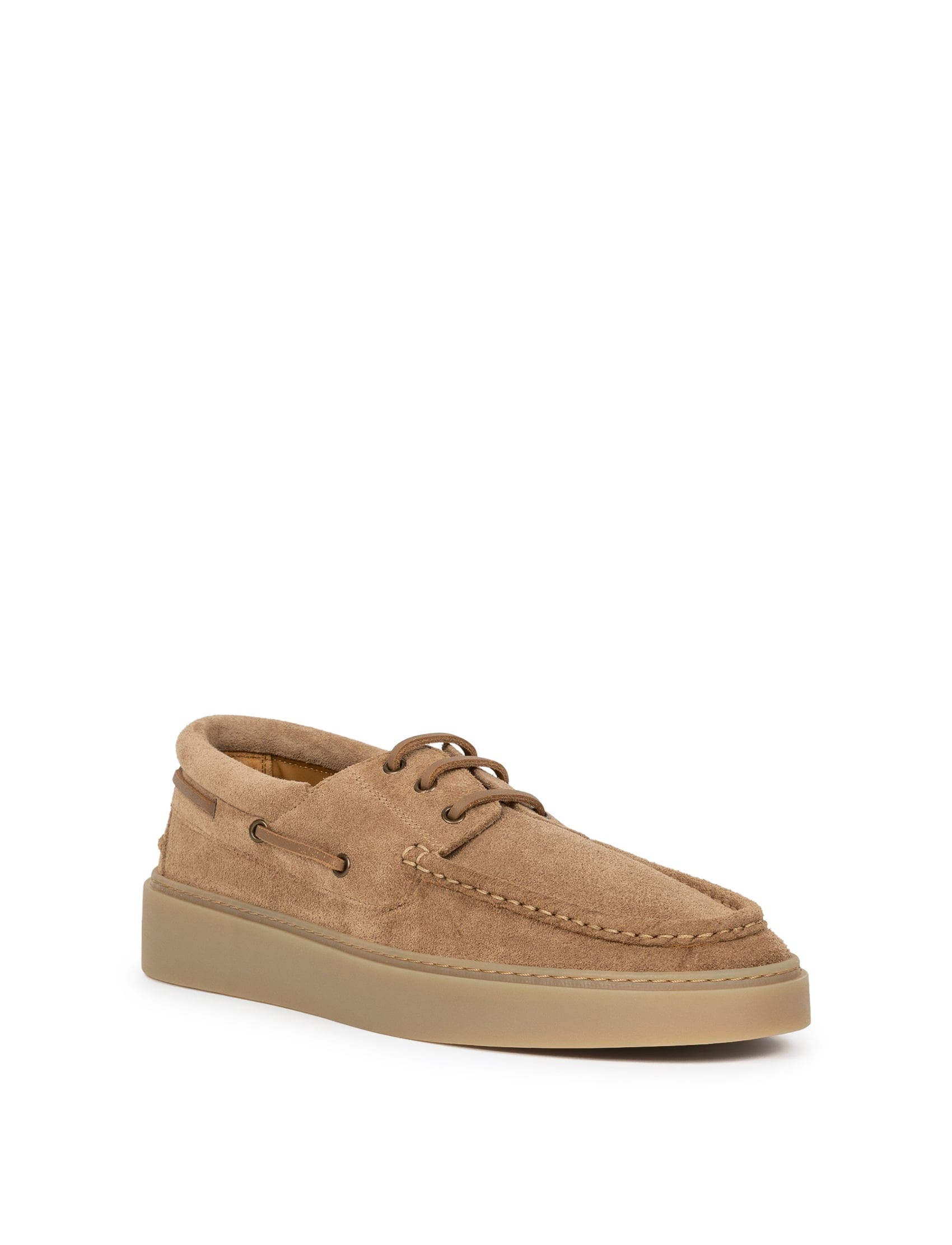 Ewan Boat Shoes, Alternate, color, Antelope