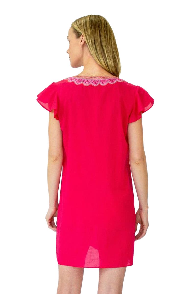 Calypso St. Barth Roella Tunic, Alternate, color, Red