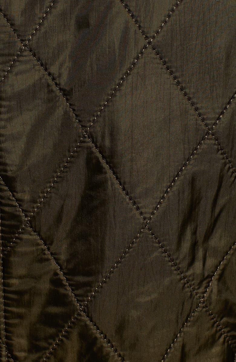 Barbour Cavalry Quilted Jacket, Alternate, color, Dk Olive/Olive