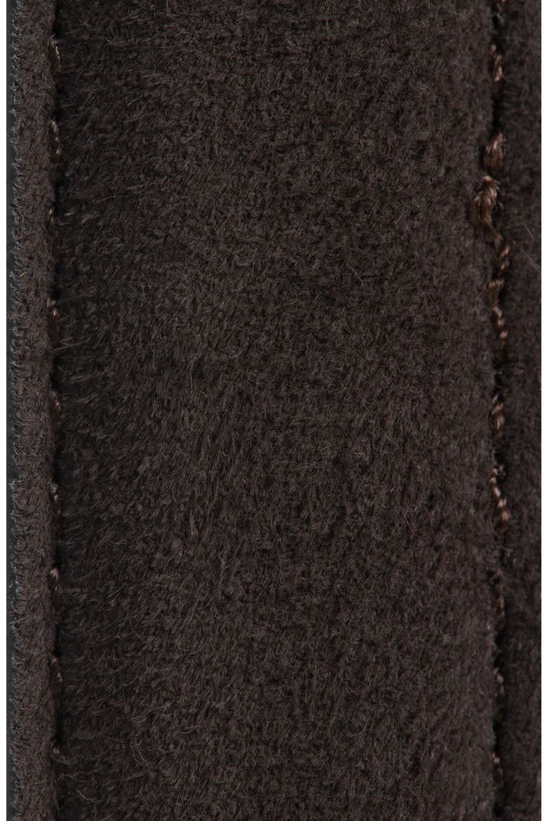 Lucca Suede Belt, Alternate, color, DARK BROWN