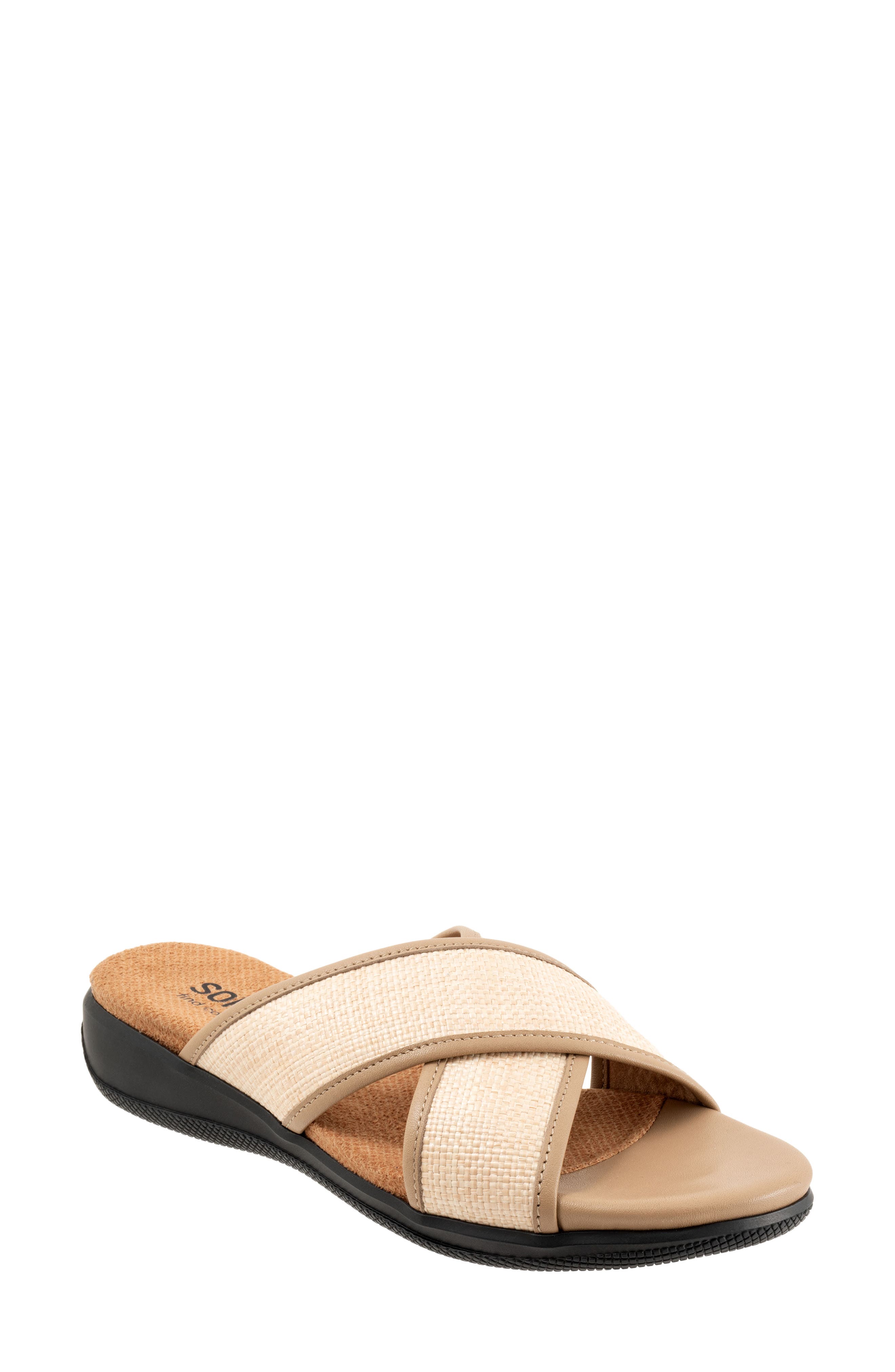 SoftWalk<sup>®</sup> Tillman 6.0 Slide Sandal, Main, color, Beige
