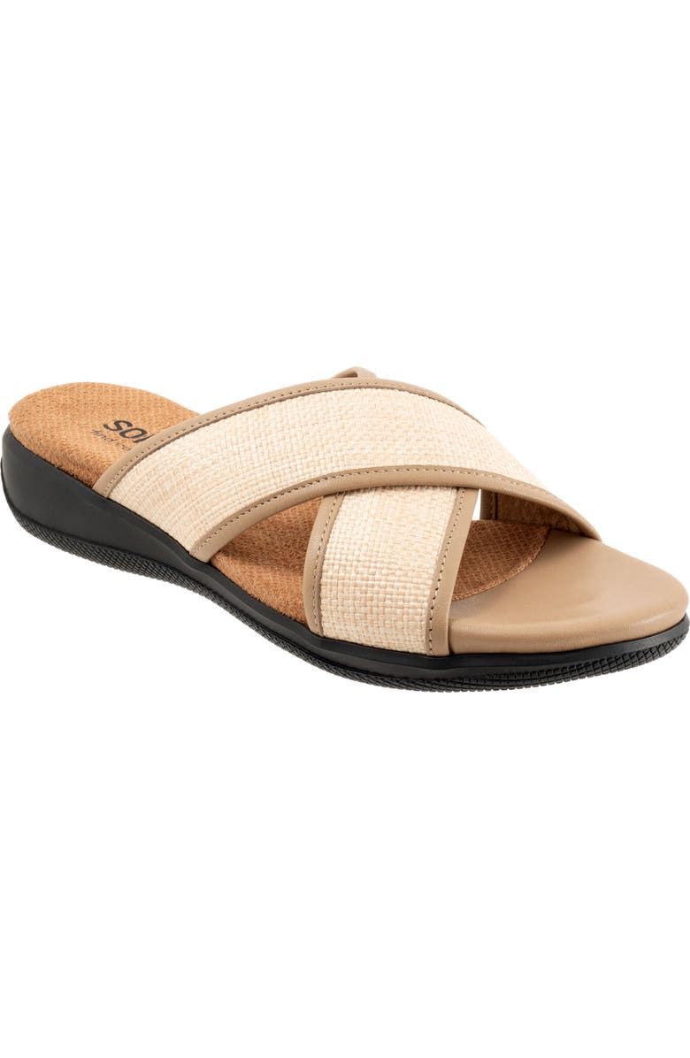 SoftWalk<sup>®</sup> Tillman 6.0 Slide Sandal, Main, color, Beige