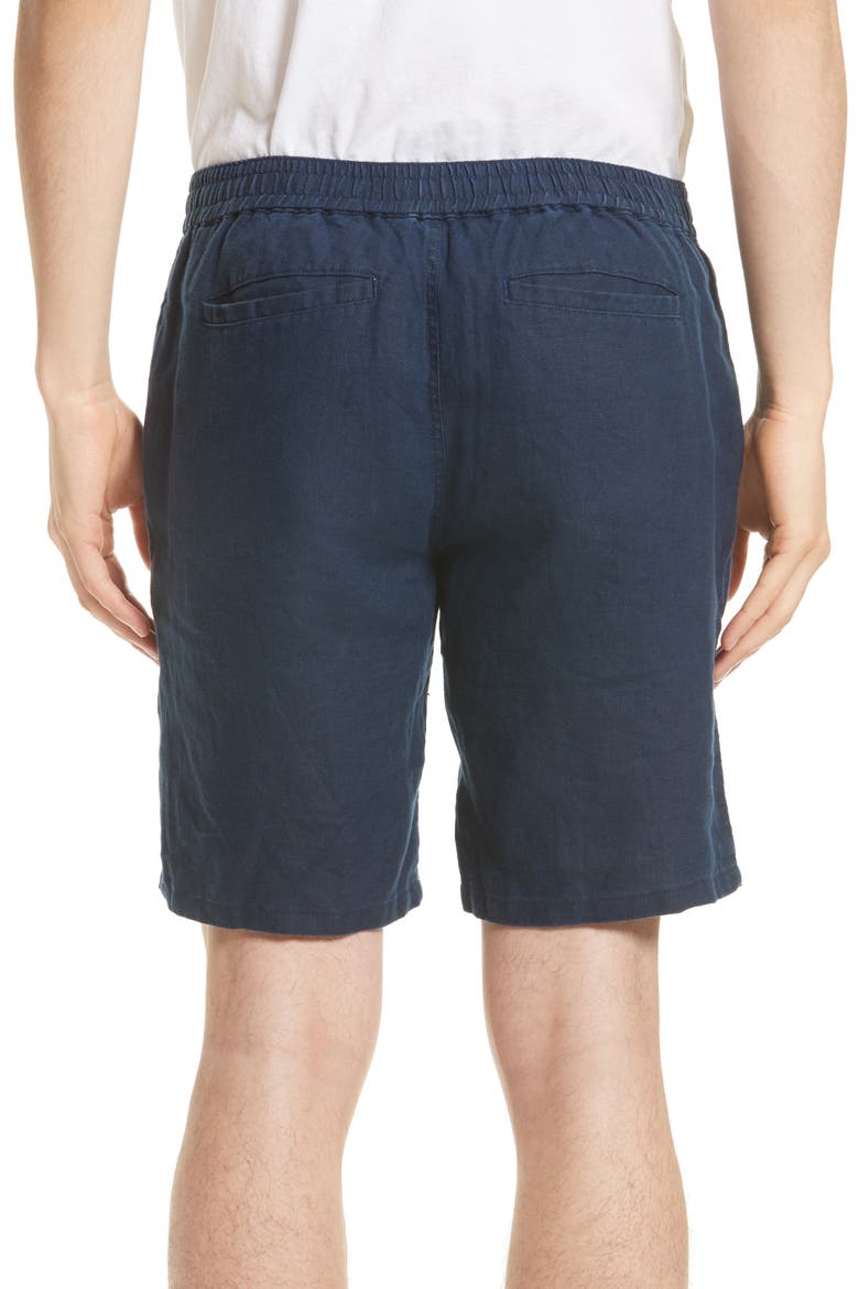 Max Linen Shorts, Alternate, color, DEEP NAVY