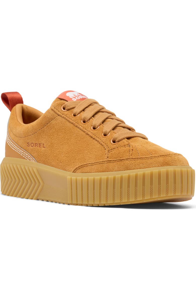 SOREL Ona Ave Waterproof Low Top Sneaker, Main, color, Canyon Gold/ Gum