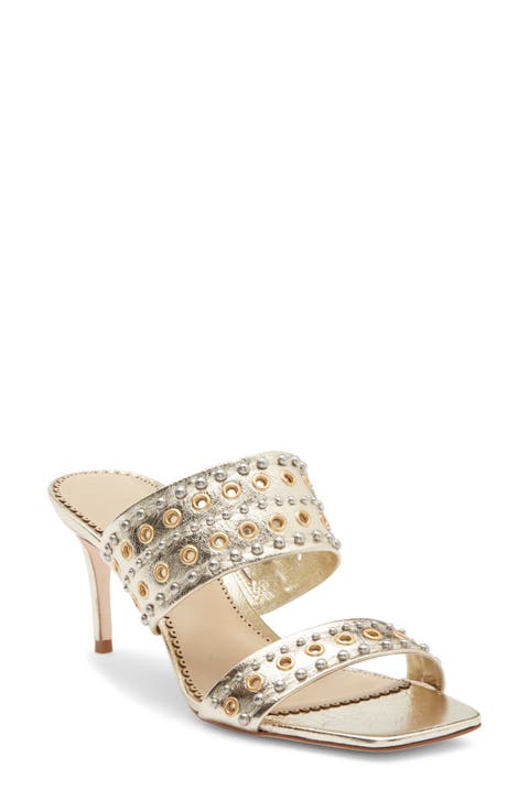 Sutton Mixed Hardware Leather Sandal