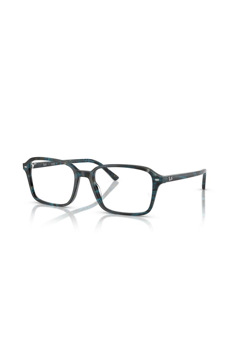 54mm Square optical glasses, Main, color, Blue