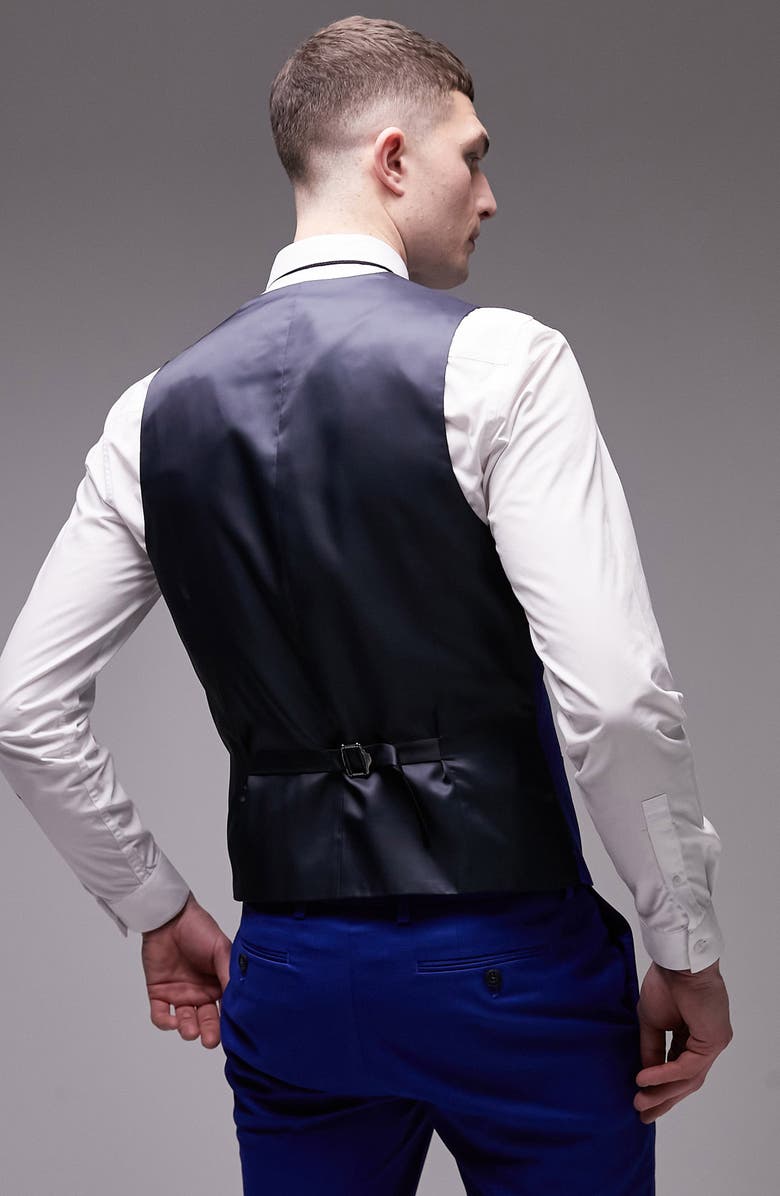 Topman Skinny Suit Waistcoat, Alternate, color, 