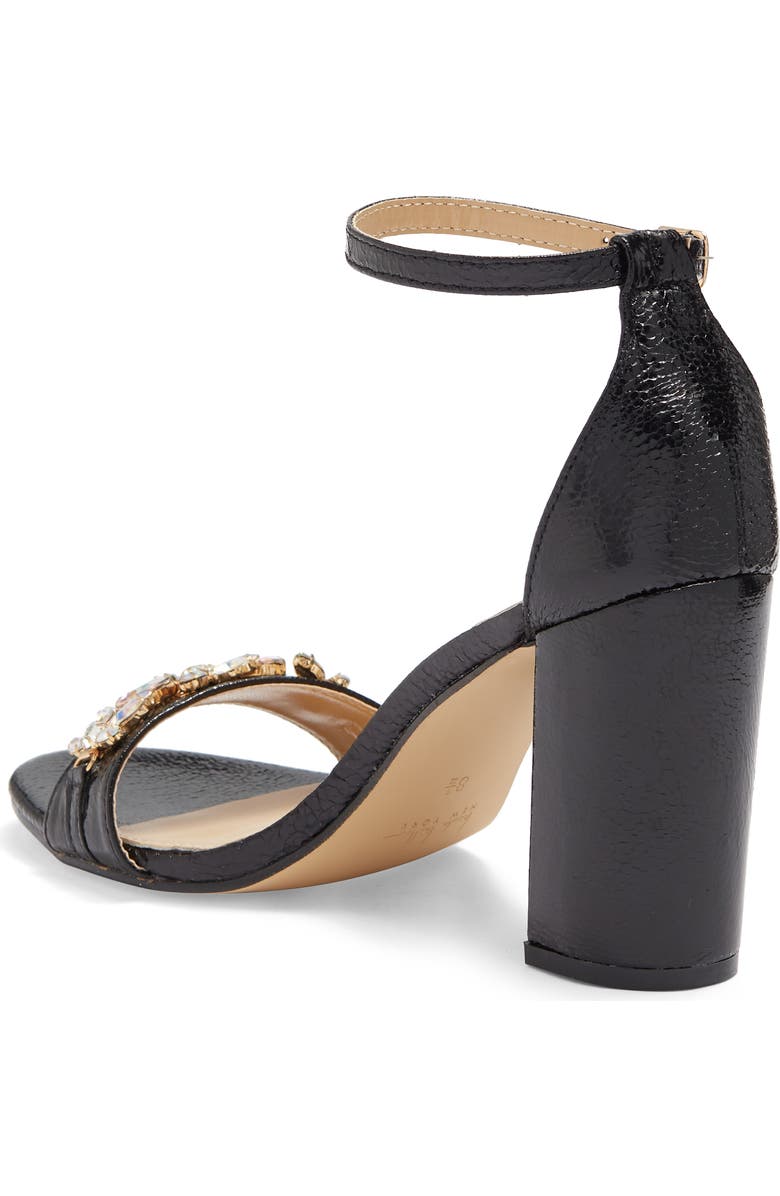 Nicole Miller Block Heel Jeweled Sandal, Alternate, color,