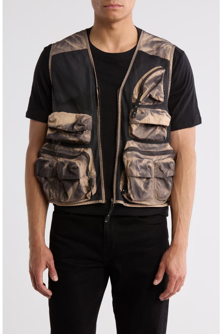 トップス BOILER ROOM MULTI POCKET GILET BLACK XL BOILER ROOM Multipocket Gilet (Men) | Nordstromrack
