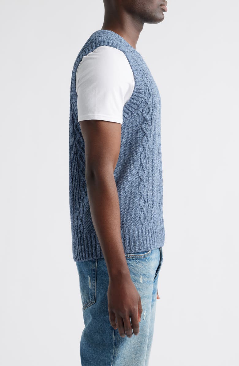 Rails Lee Cable Stitch Sweater Vest, Alternate, color, 