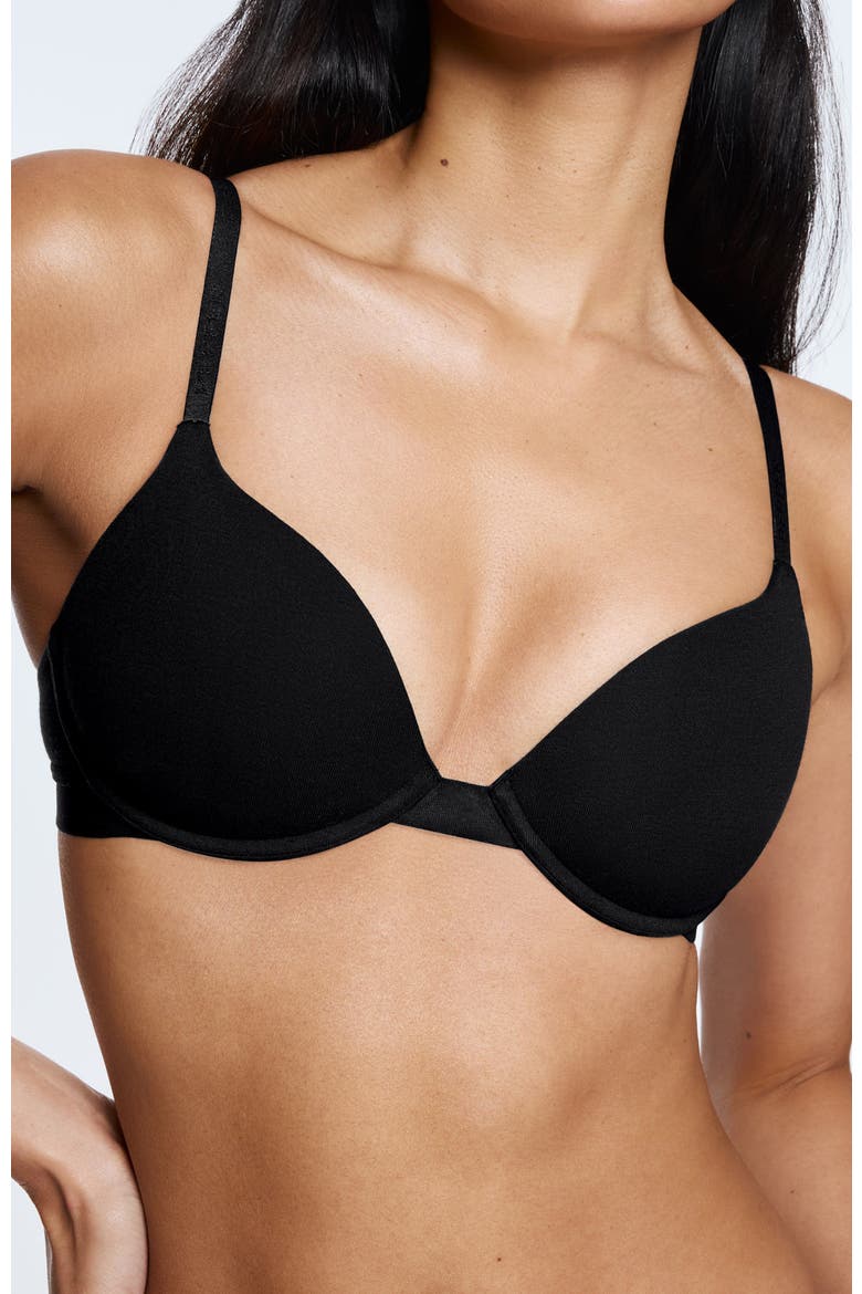 Supima® Cotton Lift Up Bra, Main, color, Black