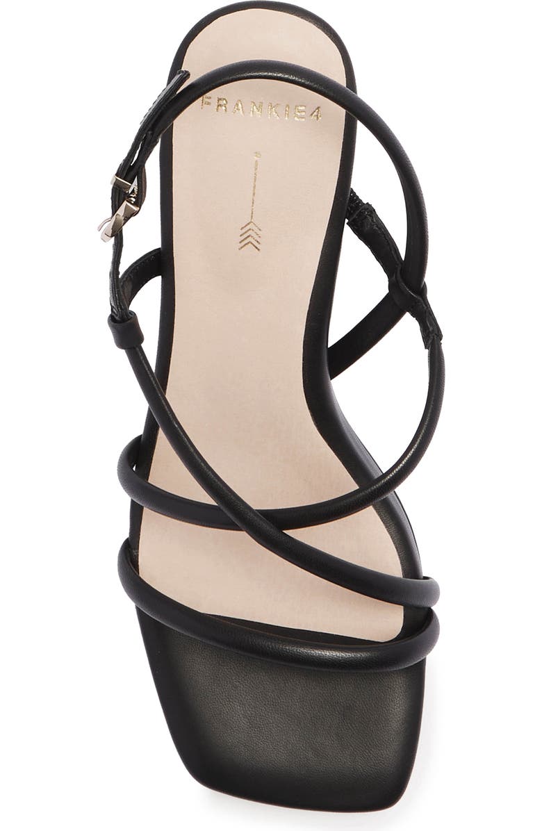 FRANKIE4 Giselle Ankle Strap Slide Sandal, Alternate, color, Black