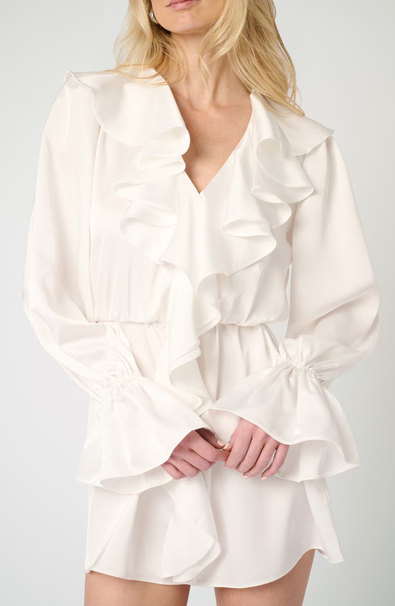Long Sleeve Ruffle Minidress