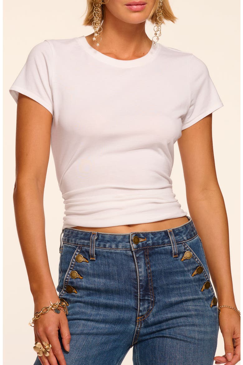 Kate Crop T-Shirt, Main, color, WHITE