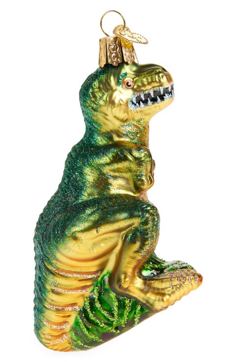 T-Rex Glass Ornament