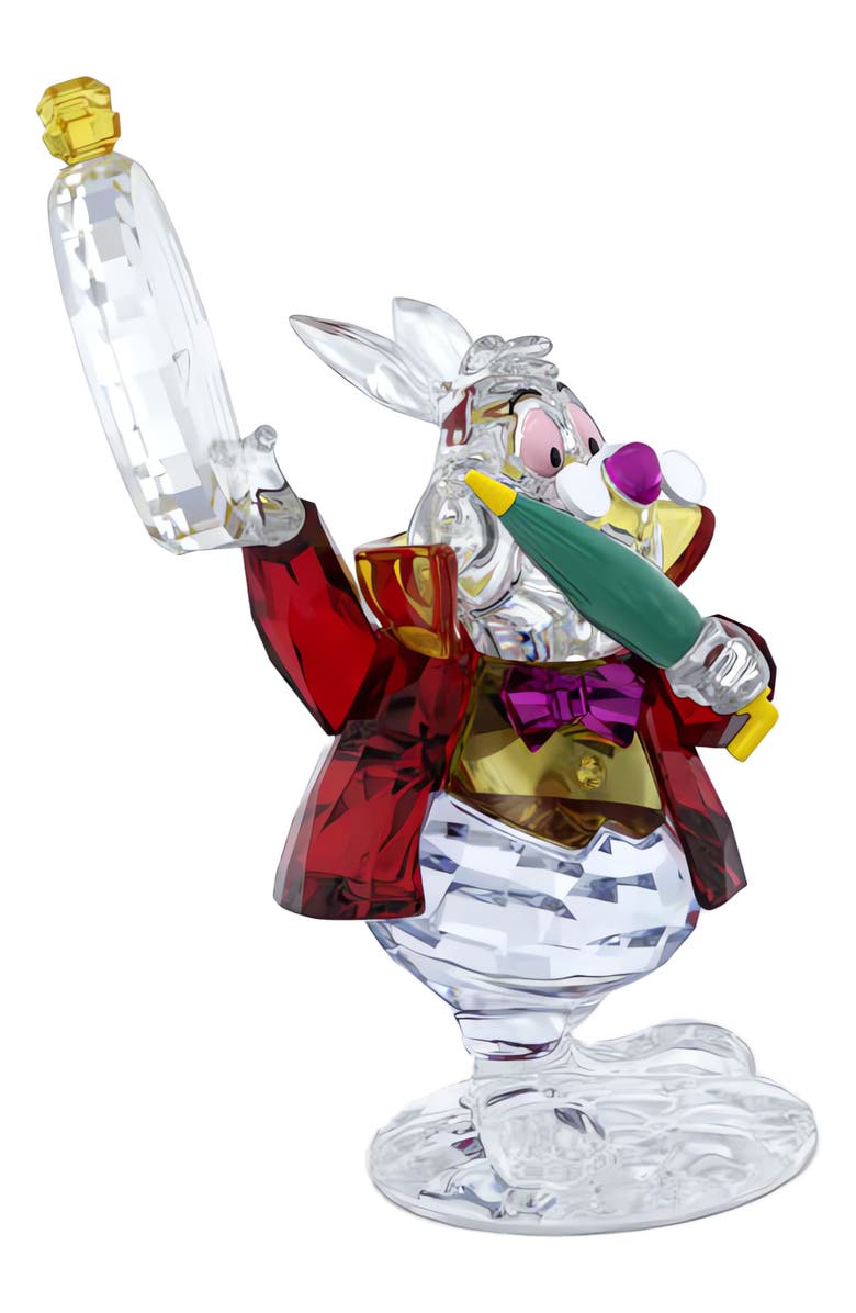 Swarovski x Disney<sup>®</sup> Alice in Wonderland The White Rabbit Figurine, Main, color,