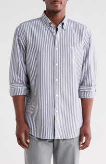 Ricoplus Striped Button Down Shirt