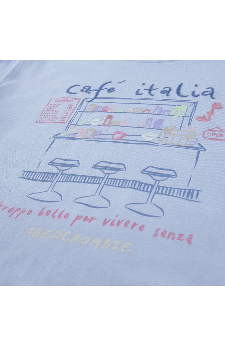 abercrombie kids Kids' Cafe Italia Classic Graphic T-Shirt, Alternate, color, Windsurfer