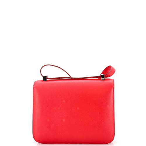 Pre-owned Hermes Hermes Constance Bag Epsom 24 In Red