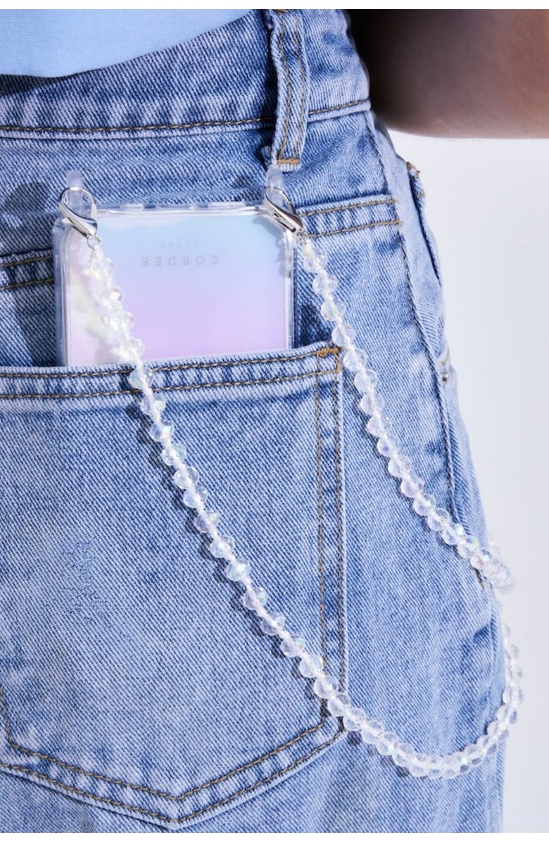 Cordée Cases Aria Phone Chain, Alternate, color, Clear
