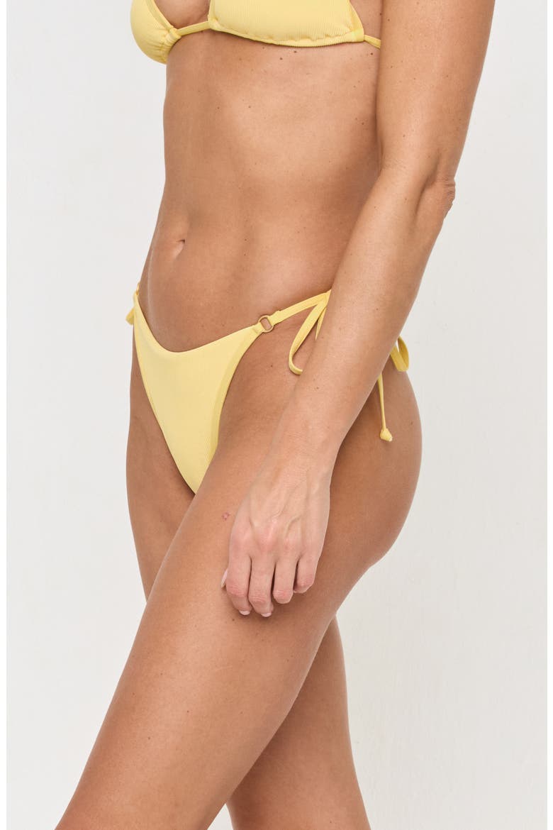 Banning Side Tie Bikini Bottoms, Alternate, color, DAISY