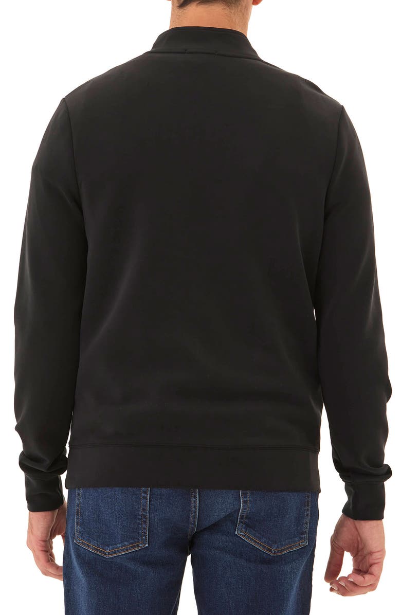 Threads 4 Thought Trevor Peached Half Zip Pullover, Alternate, color, Black