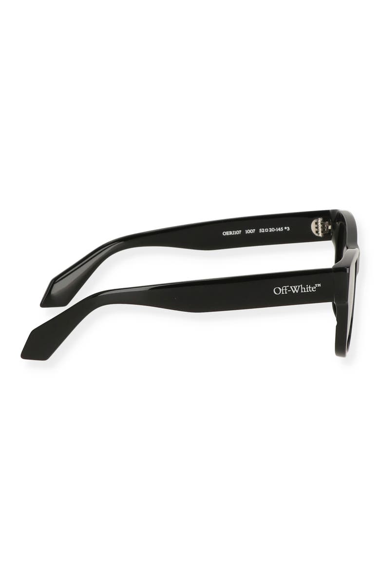 Moab 52mm Square Sunglasses, Alternate, color, BLACK DARK GREY