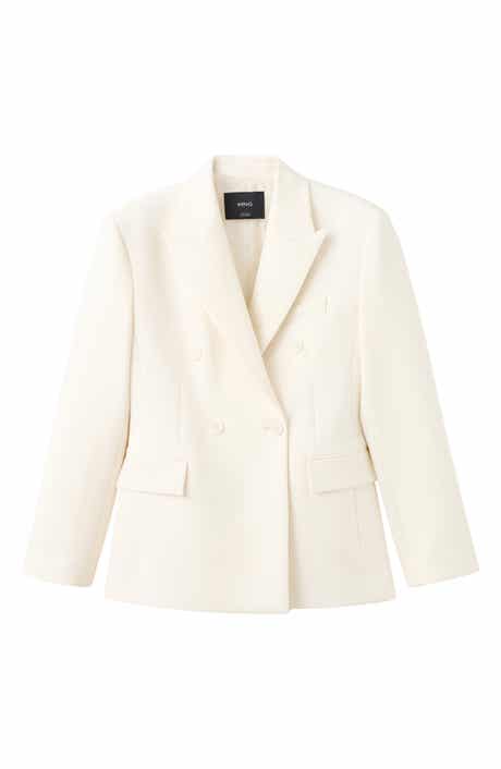 Fitted Double Breasted Blazer