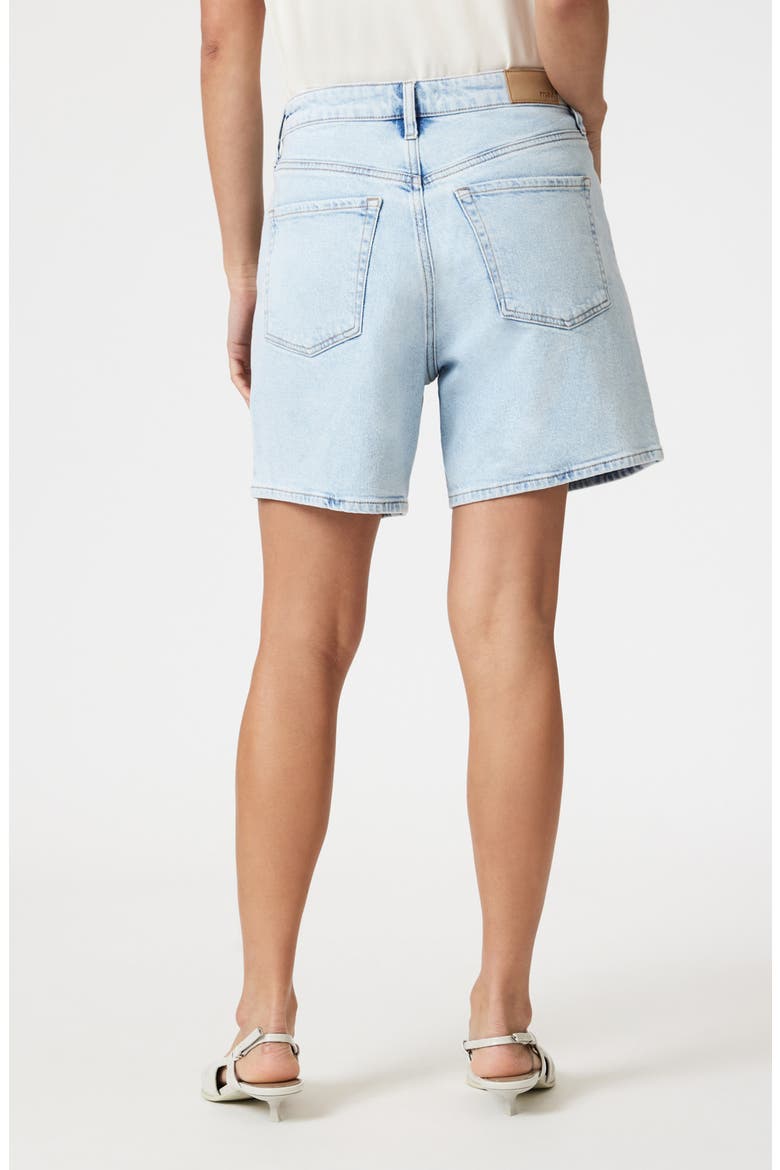 Heidi High Waist Relaxed Denim Shorts, Alternate, color, BLEACHED 90S