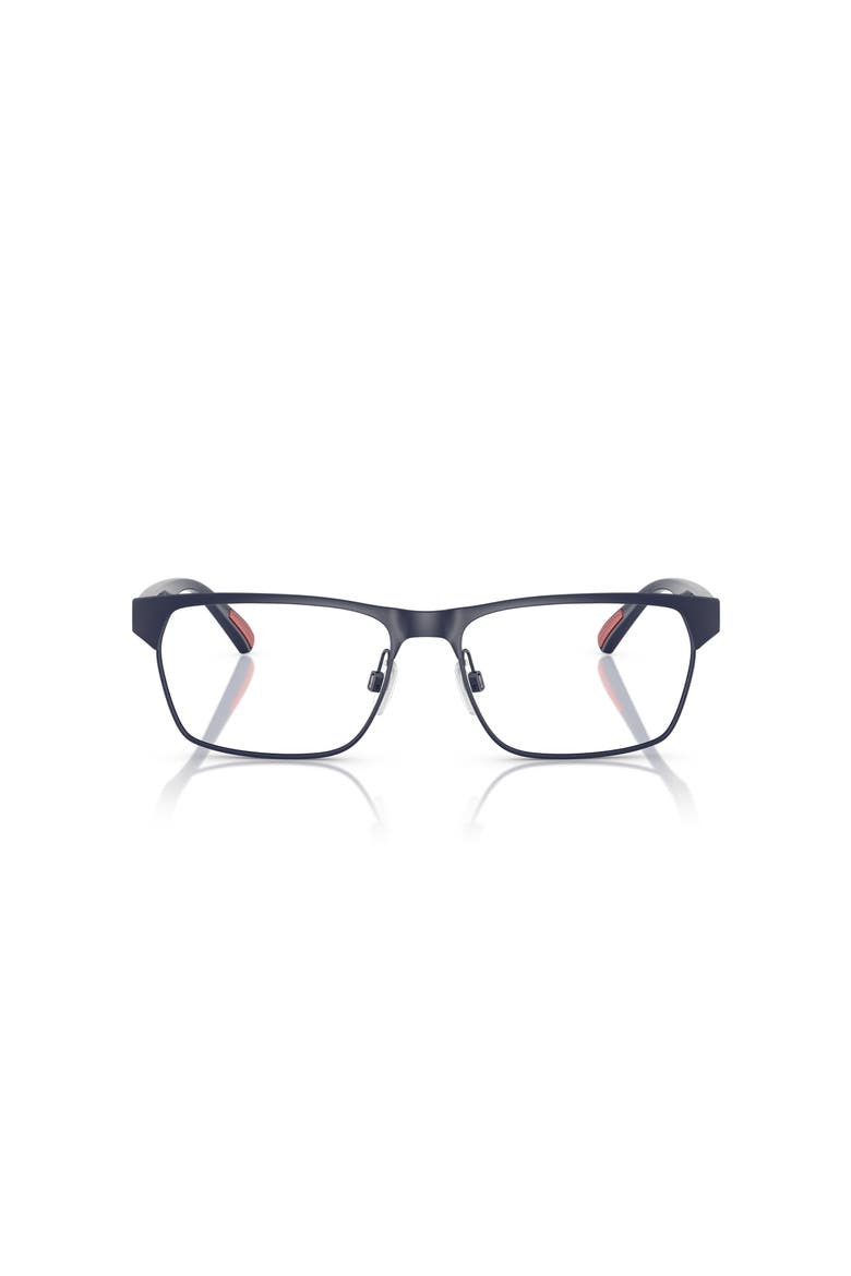 55mm Rectangle optical glasses, Alternate, color, Blue
