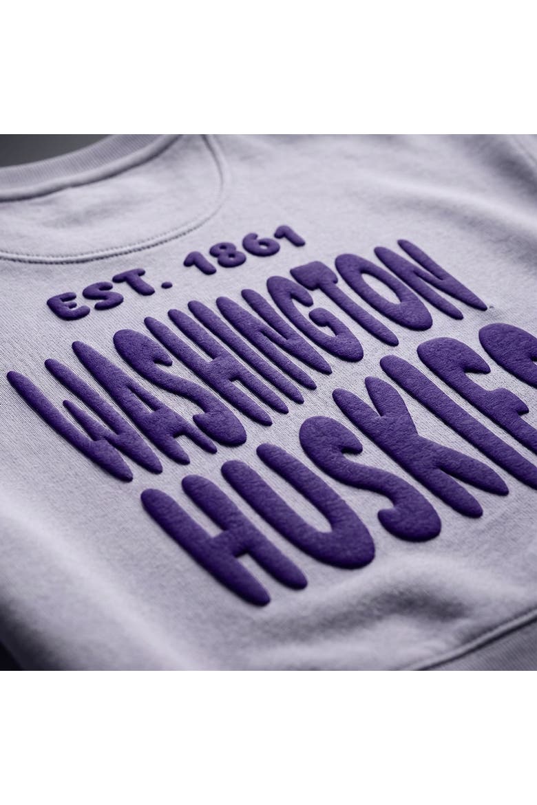 Women's Uscape Apparel  Purple Washington Huskies Cloud Sweatshirt, Alternate, color, Purple
