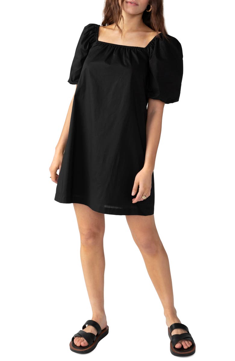 Sanctuary Puff Sleeve Babydoll Minidress, Alternate, color, 