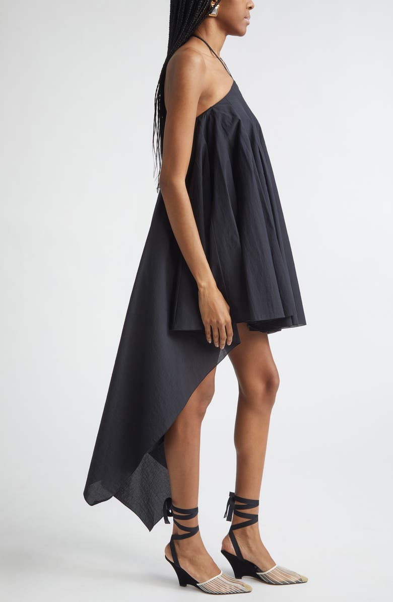 Jacquemus La Robe Triangle Courte Minidress, Alternate, color, Black