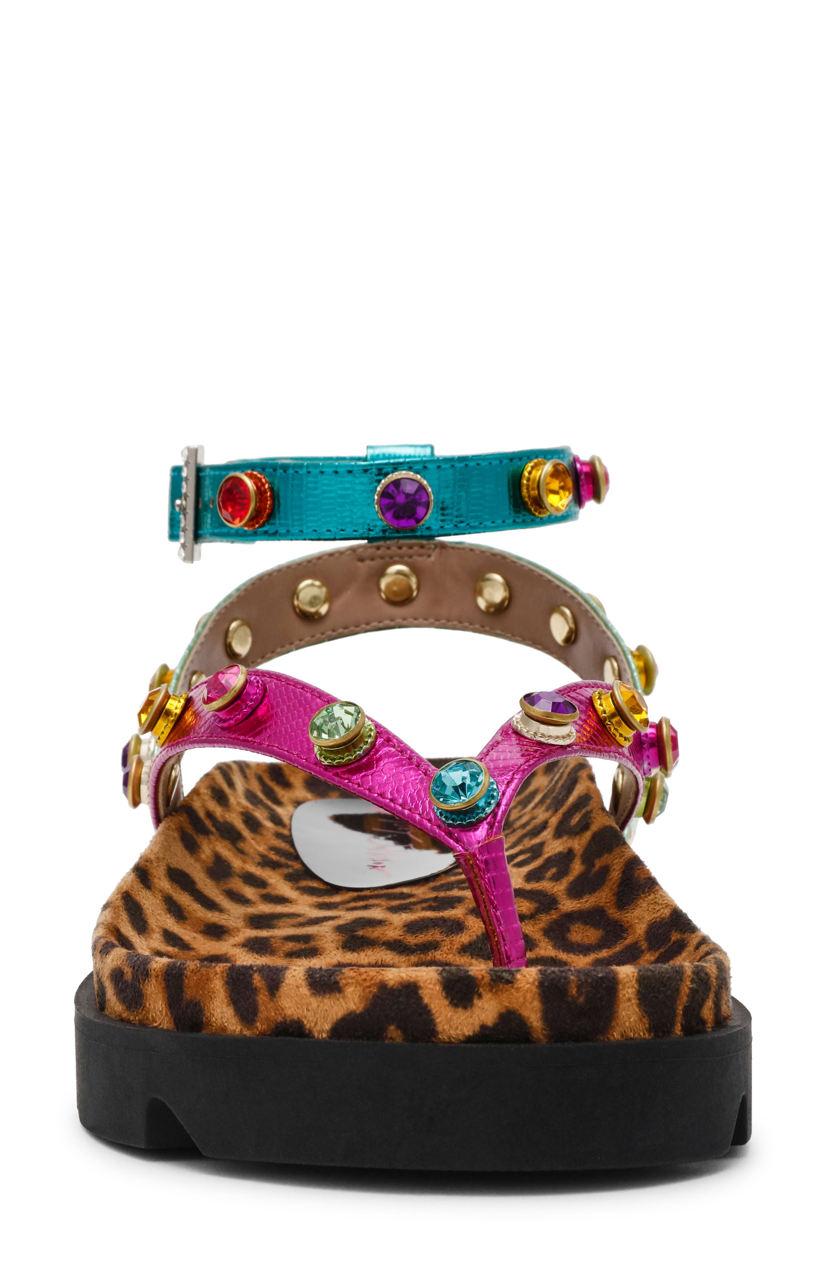 Betsey Johnson Conley Ankle Strap Sandal, Alternate, color, 