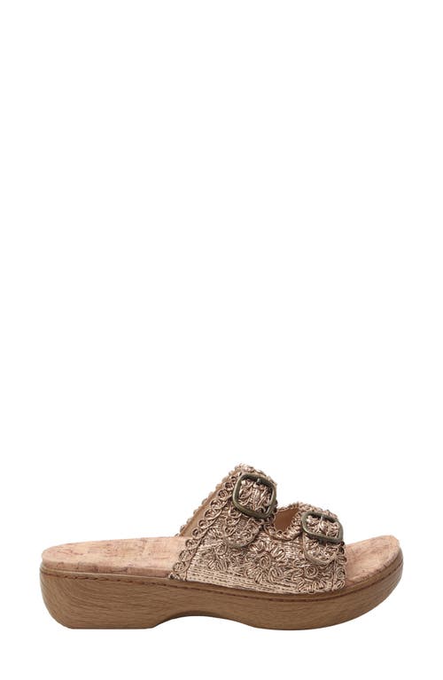 Alegria By Pg Lite Oona Platform Slide Sandal In Multi
