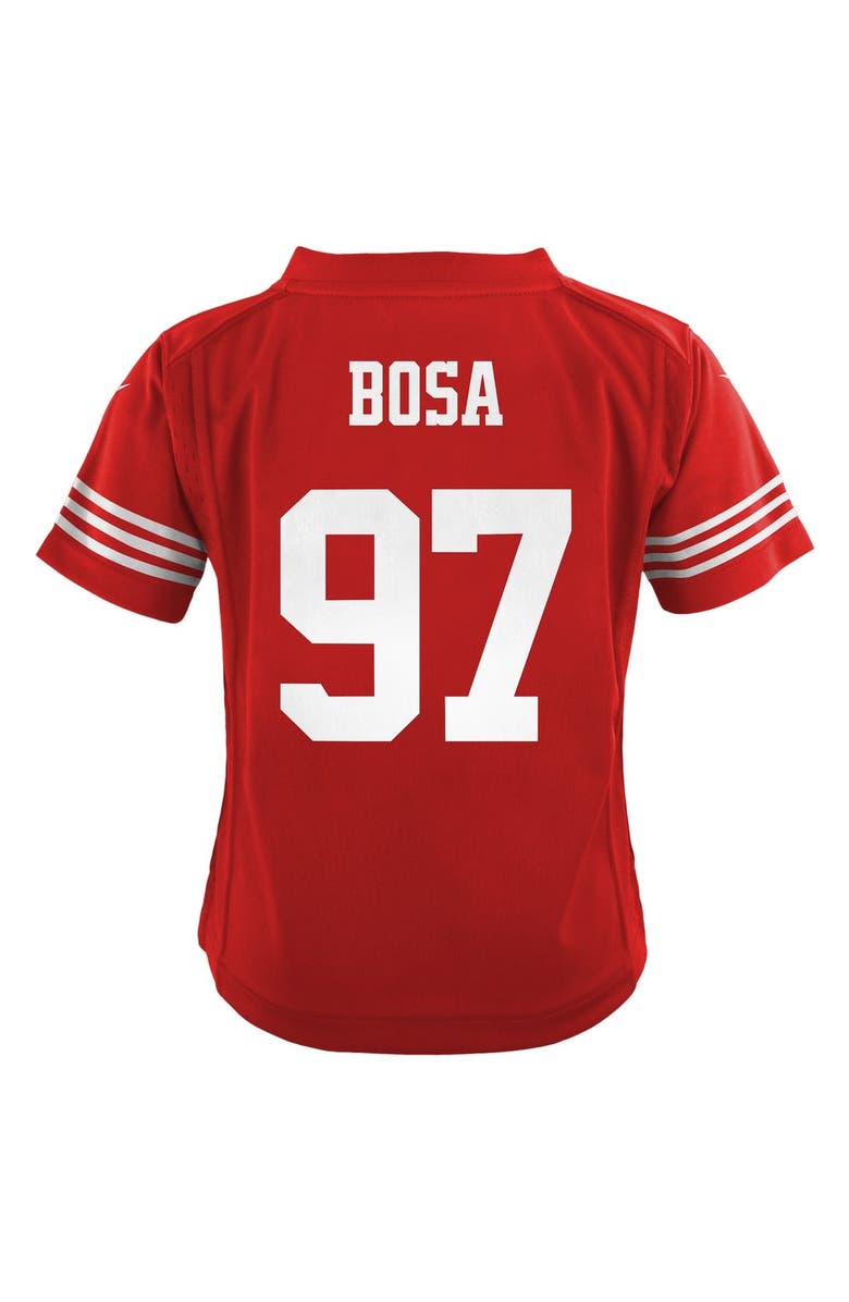Nike Toddler Nike Nick Bosa Scarlet San Francisco 49ers Game Jersey, Alternate, color,